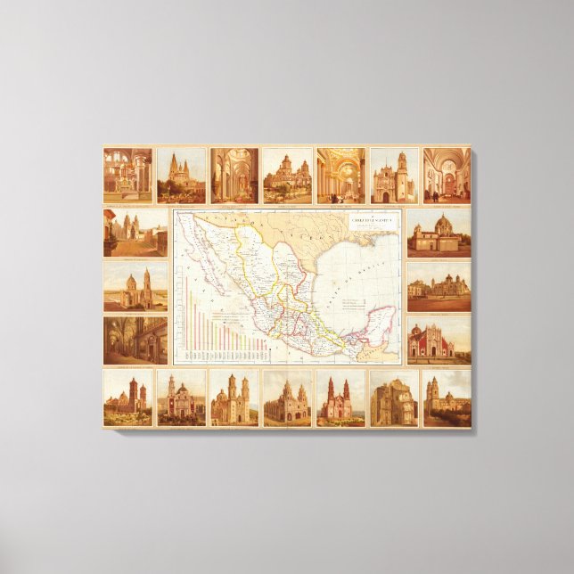 Lienzo Gráfico religioso de México (Anverso)