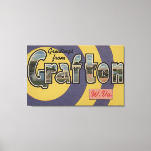 Lienzo Grafton, Virginia Occidental - escenas grandes de