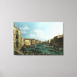 Lienzo Gran Canal de Venecia Canaletto Pintura al Óleo 16