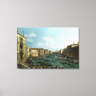 Lienzo Gran Canal de Venecia Canaletto Pintura al Óleo 16