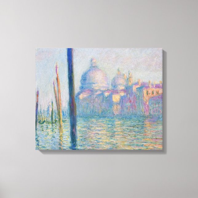 Lienzo Gran Canal Monet Venecia Italia Pintura clásica (Anverso)