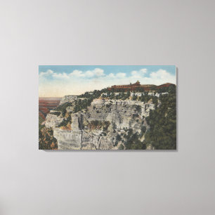 Lienzo Gran Cañón, Arizona - El Tovar Vista Hotel