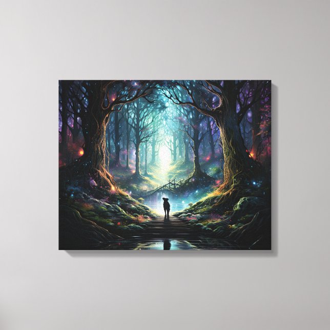 Lienzo "Gran danés místico" (Anverso)