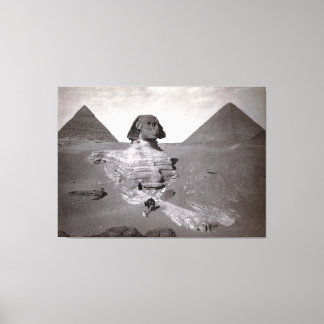 Lienzo Gran Esfinge y Necrópolis de las Pirámides de Giza