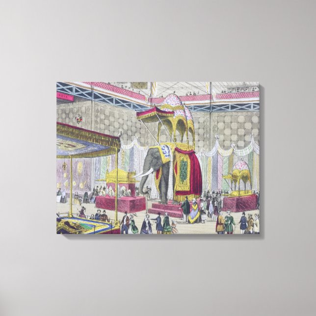 Lienzo Gran exposición, 1851: Departamento indio de Int (Anverso)