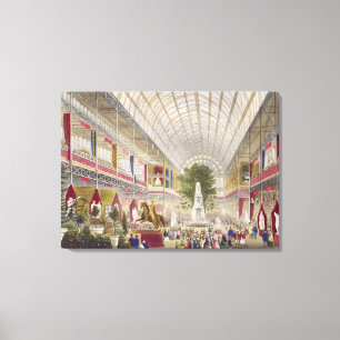 Lienzo Gran exposición, 1851: Transept del sur, de inter