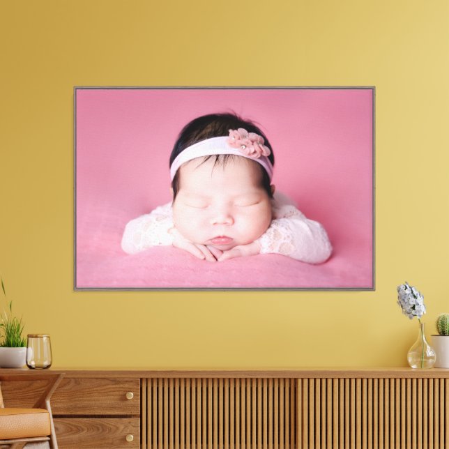 Lienzo Gran foto de bebé individual (Insitu (Sala de estar))