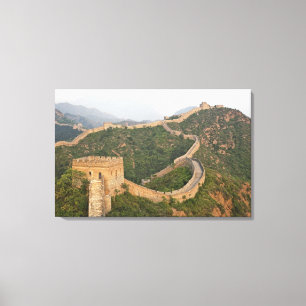 Lienzo Gran Muralla de China en Jinshanling, China, Asia