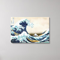 Gran ola restaurada de Kanagawa por Hokusai