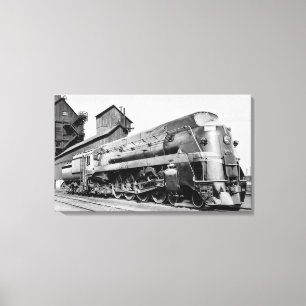 Lienzo Gran Trunk Western Engine 6405 en Chicago