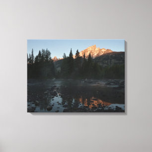 Lienzo Grand Teton Sunrise en Cottonwood Creek