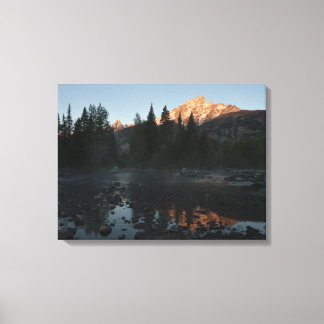 Lienzo Grand Teton Sunrise en Cottonwood Creek