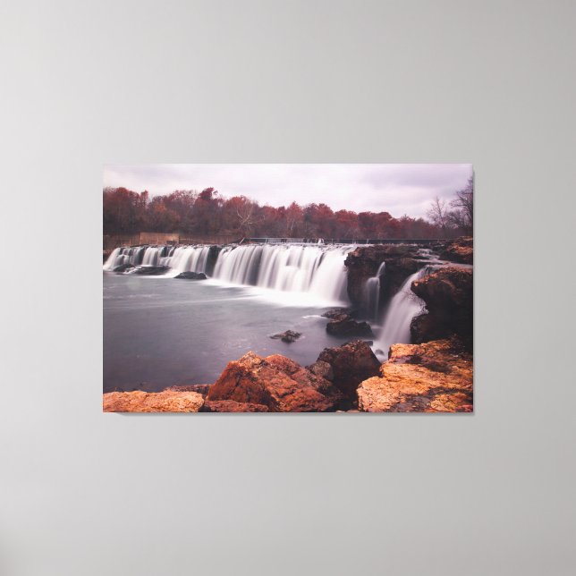 Lienzo Grandes Cataratas, Joplin, Misuri (Anverso)