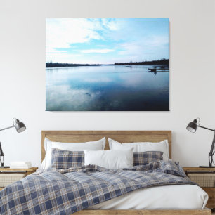 Lienzo Grandes orillas del río Dniéper