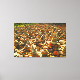 Lienzo GRANDES PIEDRAS DE OCÉANO 32x48