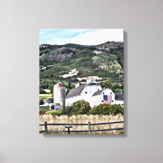 Lienzo Granero Osguthorpe en Park City, Utah