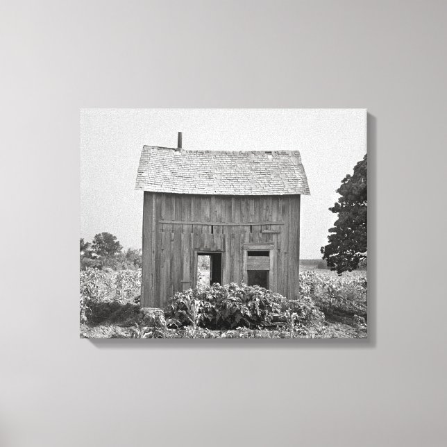 Lienzo Granja Abandonada, 1939 (Anverso)