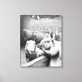Lienzo Granja animal - Esquealer