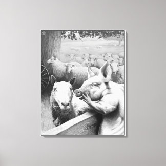 Lienzo Granja animal - Esquealer