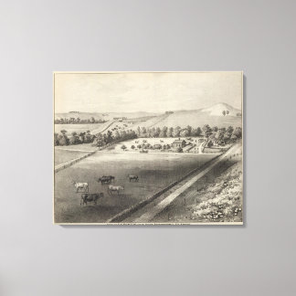 Lienzo Granja Benton, cerca de Onaga, Kansas