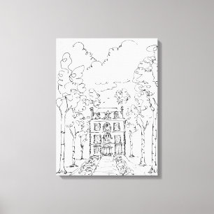 Lienzo Granja de caballos de granja  Normandía, Francia