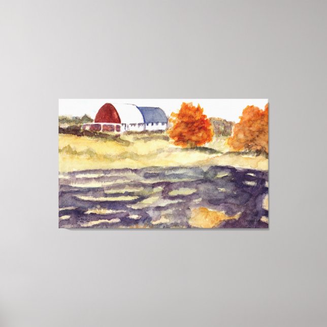 LIENZO GRANJA DE HARRIET DAVIDSOHN - ARTISTA (Anverso)