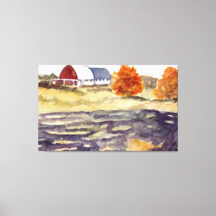 LIENZO GRANJA DE HARRIET DAVIDSOHN - ARTISTA