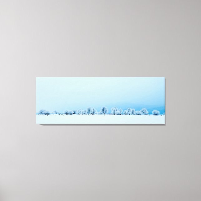 Lienzo Granja de invierno (Anverso)