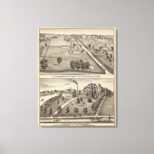 Lienzo Granja de la pradera de Simmon, curación de agua