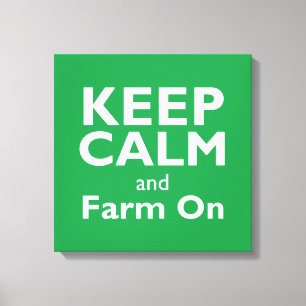 Lienzo Granja encendido