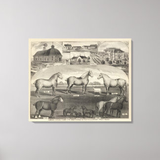 Lienzo Granja Eureka Stock Farm, Scottsville, Kansas