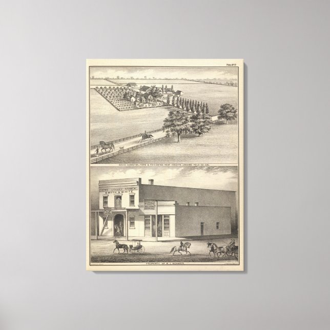 Lienzo Granja Hamilton, Beamer bldg (Anverso)