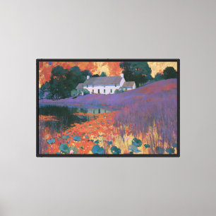 Lienzo Granja Violet Hill