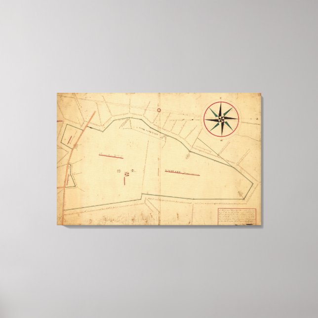 Lienzo Granja Winsor, Isla Rhode (Anverso)