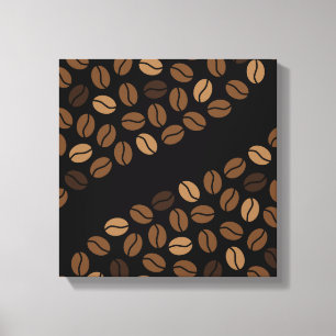 Lienzo Granos de café