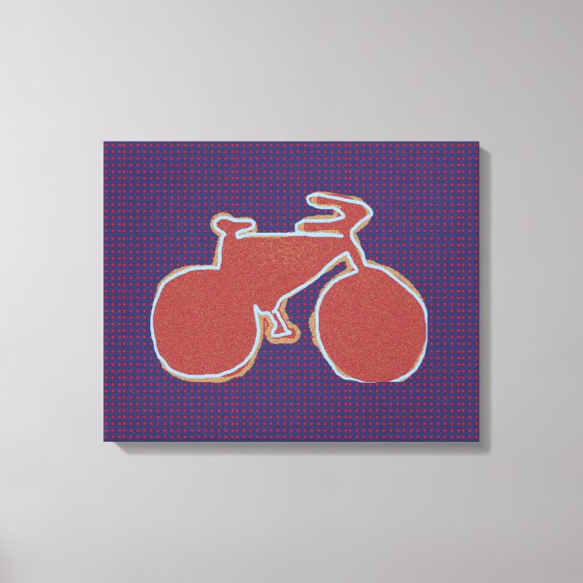 Lienzo graphic bike decor wall (Anverso)