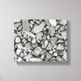 Lienzo Grava de piedra caliza