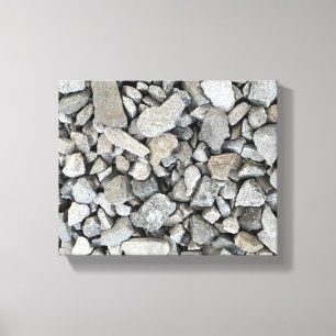 Lienzo Grava de piedra caliza