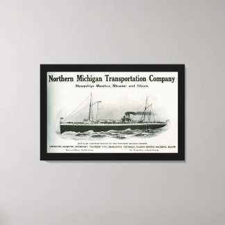 Lienzo Great Lakes Steamship Co. Ludington Michigan