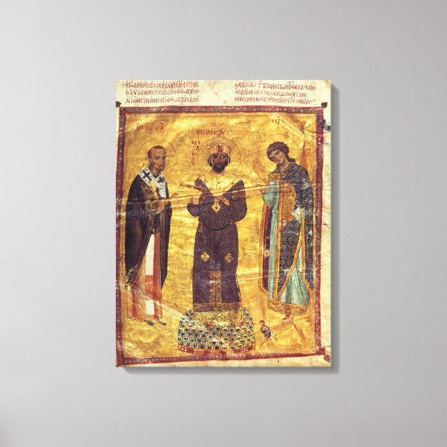 Lienzo Grec Coisl 79 f.2v Emperador Nicephorus III Botani (Anverso)