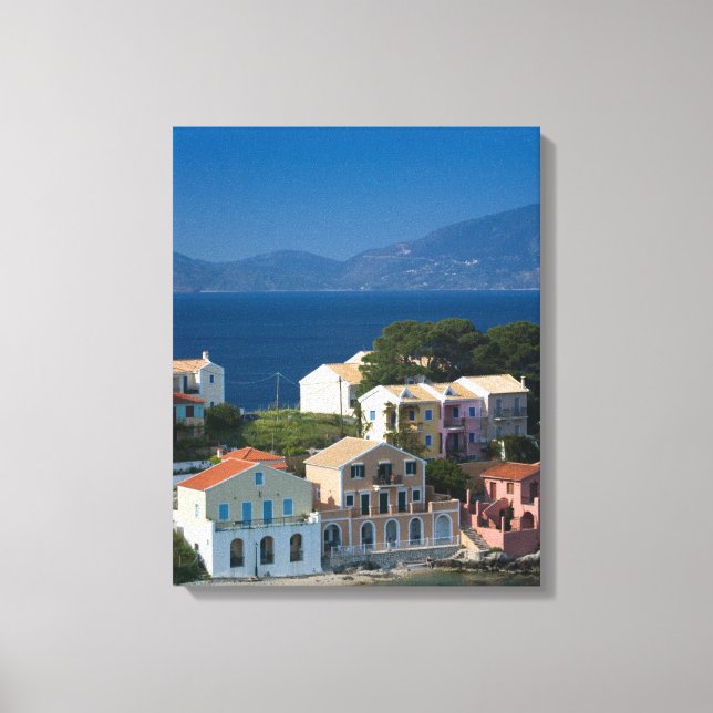 Lienzo GRECIA, Islas Jónicas, KEFALONIA, Assos: (Anverso)