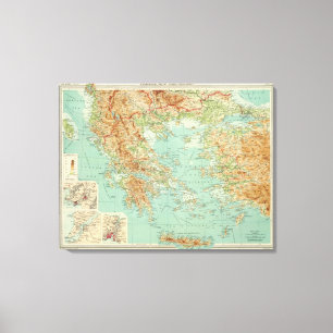 Lienzo Grecia y el egeo