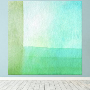 Lienzo Green Abstract Watercolor Dream Wall