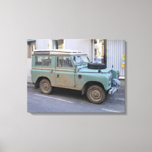 Lienzo Green Land Rover