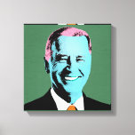 Lienzo Green President Biden Pop Art<br><div class="desc">El arte pop político y los regalos políticos de PolitiClothes.com y PolitiCardz.com Encuentran los regalos políticos y electorales más únicos, incluyendo: camisetas políticas, pegatinas para parachoques políticos, botones políticos, Posters políticos, pines políticos, tarjetas políticas, tazas políticas, Posters políticos, Rótulos políticos y más! Arte y arte político: http://www.PolitiClothes.com Cartas y regalos...</div>