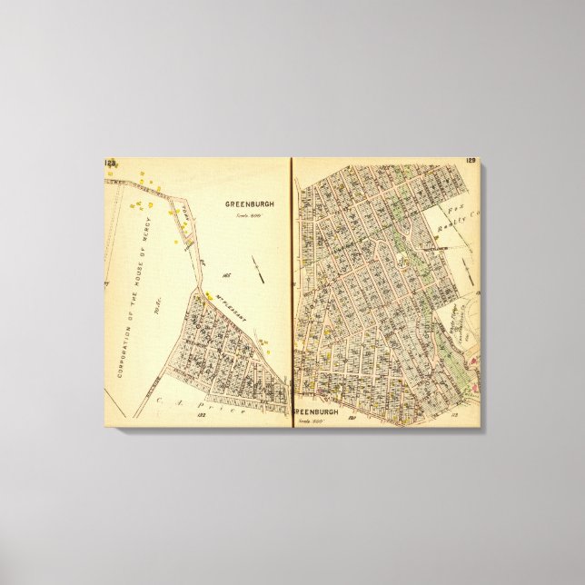 Lienzo Greenburg, Nueva York 11 (Anverso)
