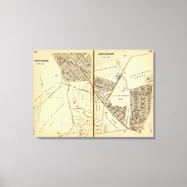 Lienzo Greenburg, Nueva York 7 (Anverso)