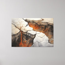 Lienzo Grietas Tierra Seco Clima 2 de 4