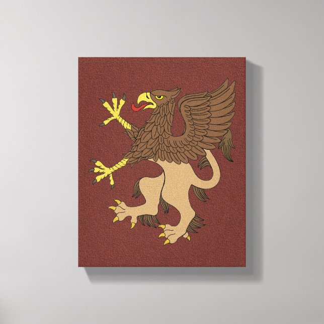 Lienzo Griffin Rampant (Anverso)