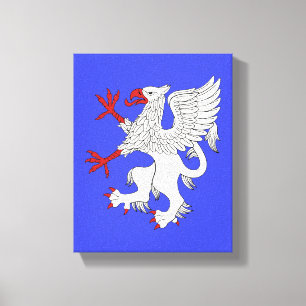Lienzo Griffin Rampant Argent